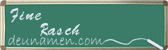 Fine Rasch Visitenkarte